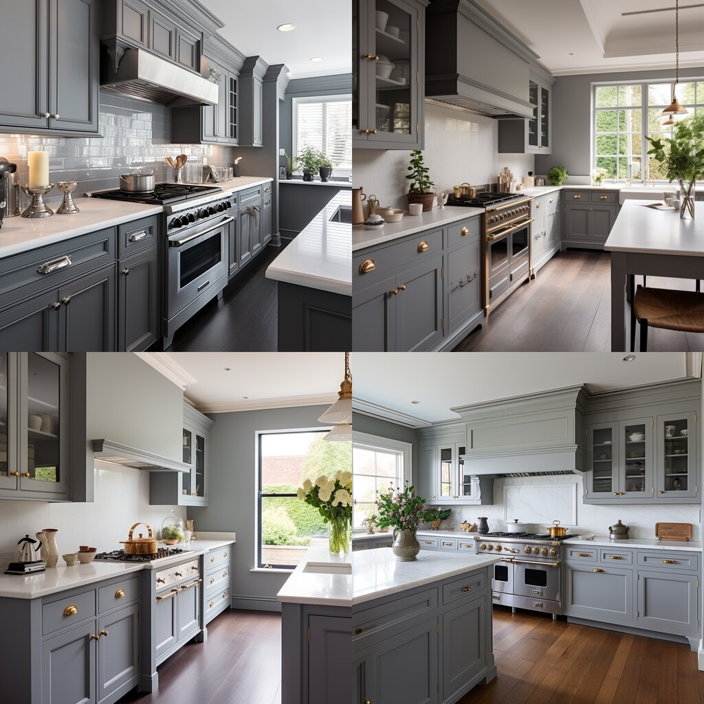 The Finest Kitchen Cabinet Paint Gray color in Dublin